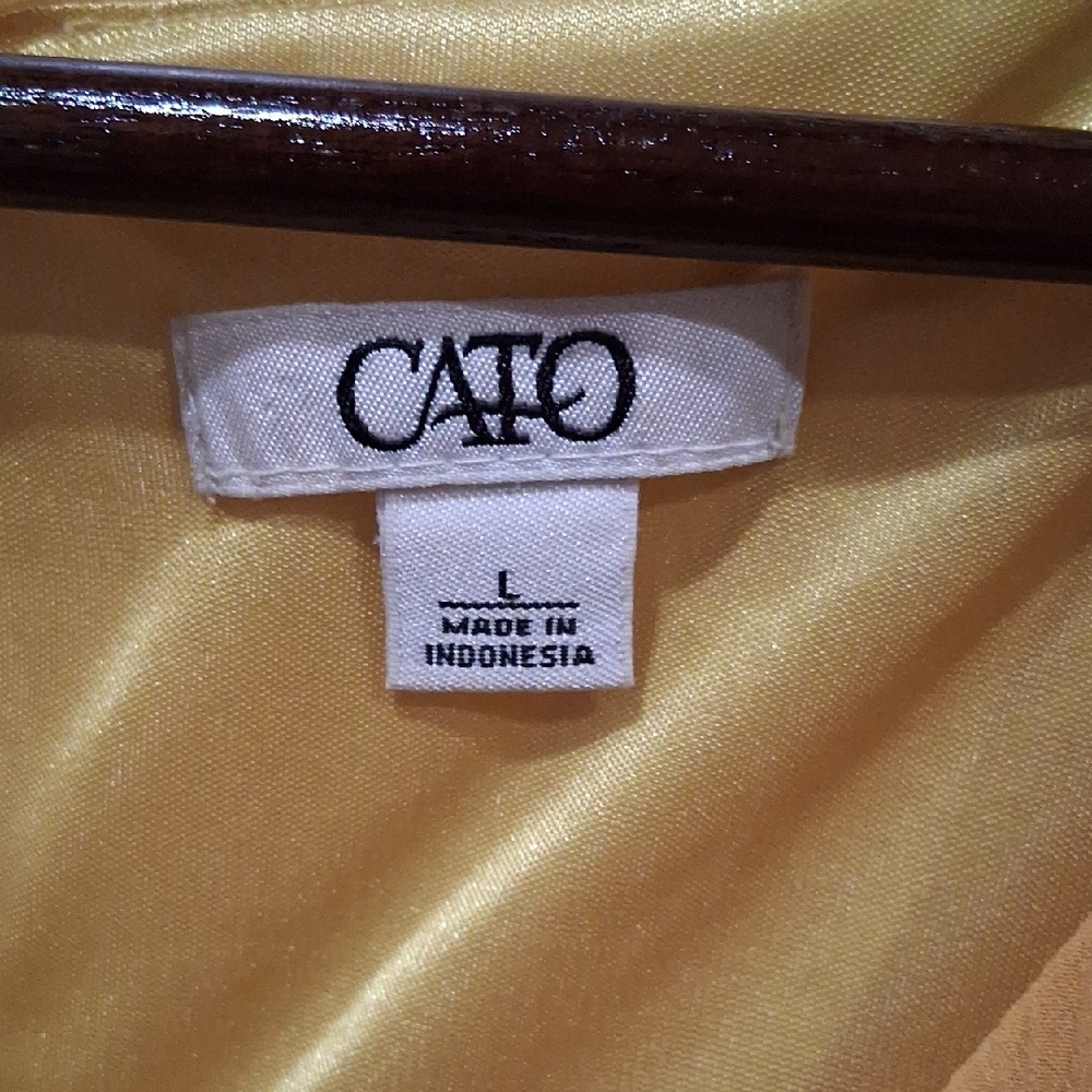 CAbi Mustard Ruffled Blouse - Picture 2 of 2